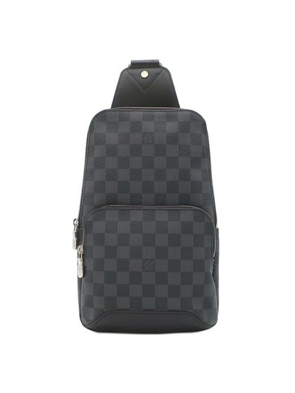 Louis Vuitton Belt Bag Avenue Damier Graphite Canvas Silver